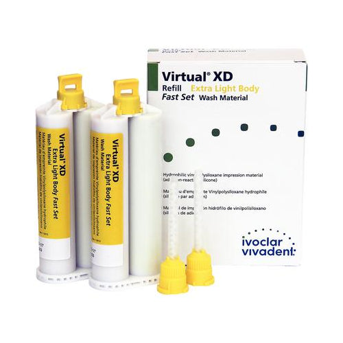 Ivoclar Vivadent 646467 Virtual XD VPS Impression Material Extra Light Body Fast Set Ivoclar Vivadent 646467 Virtual XD VPS Impression Material Extra Light Body Fast Set